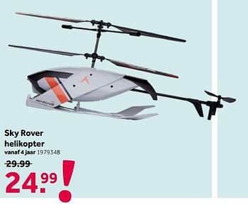 Aanbiedingen Sky rover helikopter - Huismerk - Intertoys - Geldig van 18/04/2020 tot 03/05/2020 bij Intertoys