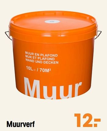 Aanbiedingen Muurverf - Huismerk - Kwantum - Geldig van 21/04/2020 tot 31/08/2020 bij Kwantum