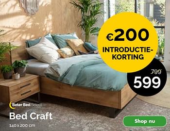 Aanbiedingen Bed craft - Huismerk - Beter Bed - Geldig van 16/04/2020 tot 20/05/2020 bij Beter Bed