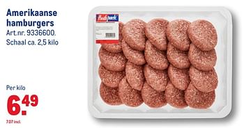 Aanbiedingen Amerikaanse hamburgers - Huismerk - Makro - Geldig van 22/04/2020 tot 19/05/2020 bij Makro