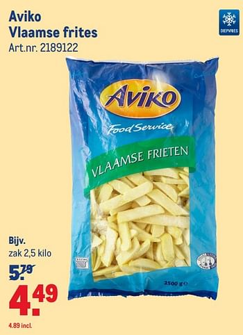 Aanbiedingen Aviko vlaamse frites - Aviko - Geldig van 22/04/2020 tot 19/05/2020 bij Makro