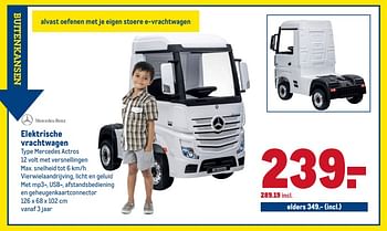 Aanbiedingen Elektrische vrachtwagen - Huismerk - Makro - Geldig van 22/04/2020 tot 05/05/2020 bij Makro