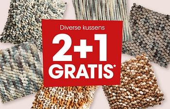 Aanbiedingen Diverse kussens 2 + 1 gratis - Huismerk - Kwantum - Geldig van 11/05/2020 tot 24/05/2020 bij Kwantum