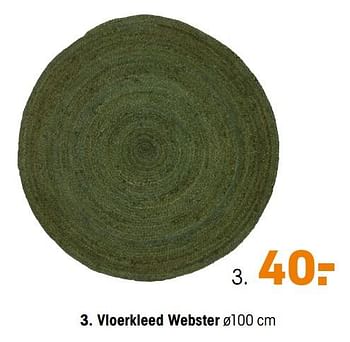 Aanbiedingen Vloerkleed webster - Huismerk - Kwantum - Geldig van 11/05/2020 tot 24/05/2020 bij Kwantum