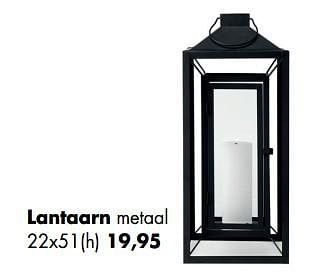Aanbiedingen Lantaarn metaal - Huismerk - Multi Bazar - Geldig van 11/05/2020 tot 01/06/2020 bij Multi Bazar