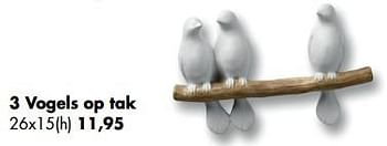 Aanbiedingen 3 vogels op tak - Huismerk - Multi Bazar - Geldig van 11/05/2020 tot 01/06/2020 bij Multi Bazar