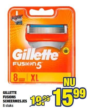 Aanbiedingen Gillette fusion5 scheermesjes - Gillette - Geldig van 04/05/2020 tot 17/05/2020 bij Big Bazar