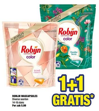 Aanbiedingen Robijn wascapsules - Robijn - Geldig van 04/05/2020 tot 17/05/2020 bij Big Bazar