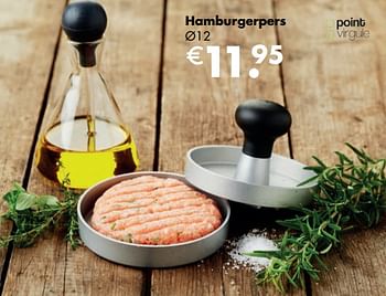 Aanbiedingen Hamburgerpers - Point-Virgule - Geldig van 04/05/2020 tot 24/05/2020 bij Multi Bazar