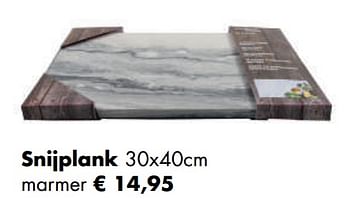 Aanbiedingen Snijplank 30x40cm marmer - Huismerk - Multi Bazar - Geldig van 04/05/2020 tot 24/05/2020 bij Multi Bazar