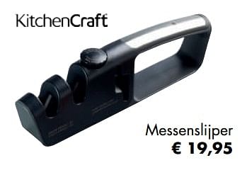 Aanbiedingen Messenslijper - Kitchen Craft - Geldig van 04/05/2020 tot 24/05/2020 bij Multi Bazar