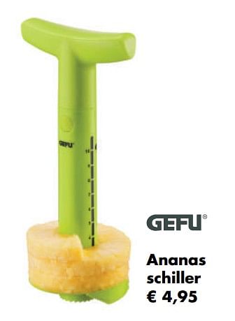 Aanbiedingen Ananas schiller - Gefu - Geldig van 04/05/2020 tot 24/05/2020 bij Multi Bazar