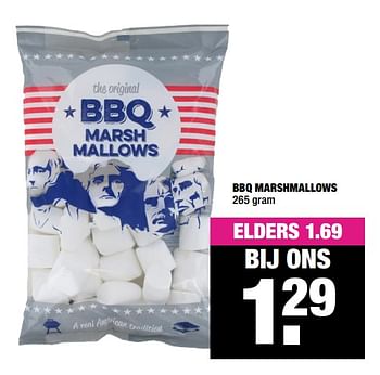 Aanbiedingen Bbq marshmallows - Huismerk - Big Bazar - Geldig van 18/05/2020 tot 31/05/2020 bij Big Bazar