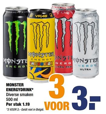 Aanbiedingen Monster energydrink - Monster - Geldig van 18/05/2020 tot 31/05/2020 bij Big Bazar