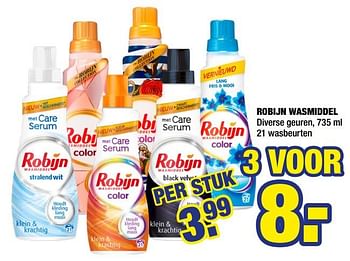 Aanbiedingen Robijn wasmiddel - Robijn - Geldig van 18/05/2020 tot 31/05/2020 bij Big Bazar