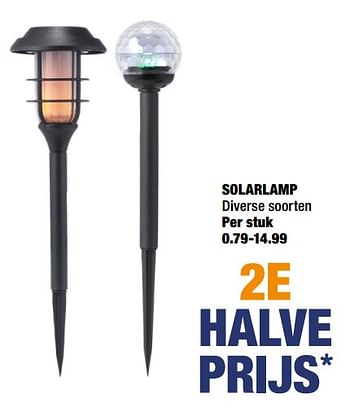 Aanbiedingen Solarlamp - Huismerk - Big Bazar - Geldig van 18/05/2020 tot 31/05/2020 bij Big Bazar
