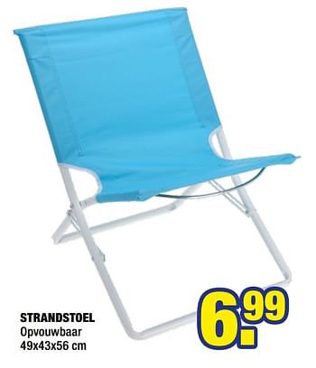 Aanbiedingen Strandstoel opvouwbaar - Huismerk - Big Bazar - Geldig van 18/05/2020 tot 31/05/2020 bij Big Bazar