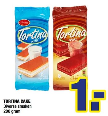 Aanbiedingen Tortina cake - Tortina - Geldig van 18/05/2020 tot 31/05/2020 bij Big Bazar