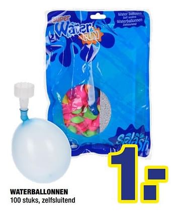 Aanbiedingen Waterballonnen - Huismerk - Big Bazar - Geldig van 18/05/2020 tot 31/05/2020 bij Big Bazar