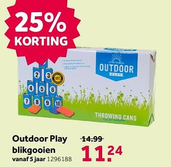 Aanbiedingen Outdoor play blikgooien - OUTDOOR - Geldig van 16/05/2020 tot 31/05/2020 bij Intertoys