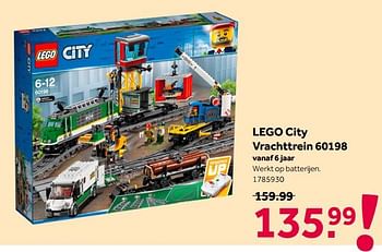 Aanbiedingen Lego city vrachttrein 60198 - Lego - Geldig van 16/05/2020 tot 31/05/2020 bij Intertoys