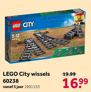 Aanbiedingen Lego city wissels 60238 - Lego - Geldig van 16/05/2020 tot 31/05/2020 bij Intertoys