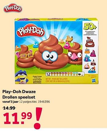 Aanbiedingen Play-doh dwaze drollen speelset - Hasbro - Geldig van 16/05/2020 tot 31/05/2020 bij Intertoys