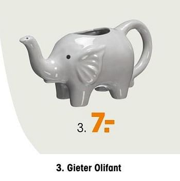 Aanbiedingen Gieter olifant - Huismerk - Kwantum - Geldig van 25/05/2020 tot 07/06/2020 bij Kwantum