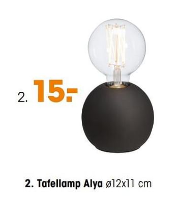 Aanbiedingen Tafellamp alya - Huismerk - Kwantum - Geldig van 25/05/2020 tot 07/06/2020 bij Kwantum