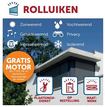 Aanbiedingen Rolluiken - Geldig van 26/05/2020 tot 22/06/2020 bij Zelfbouwmarkt