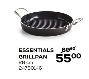 Aanbiedingen Essentials grillpan - Greenpan - Geldig van 26/05/2020 tot 30/06/2020 bij Supra Bazar