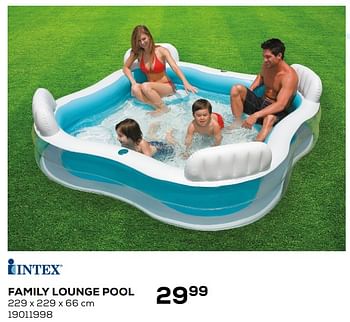 Aanbiedingen Family lounge pool - Intex - Geldig van 26/05/2020 tot 30/06/2020 bij Supra Bazar