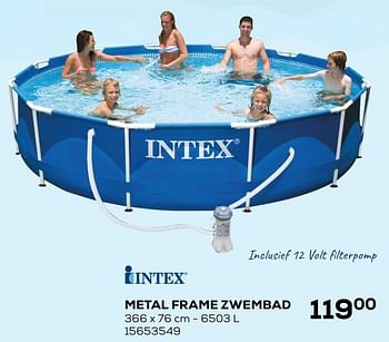 Aanbiedingen Metal frame zwembad - Intex - Geldig van 26/05/2020 tot 30/06/2020 bij Supra Bazar