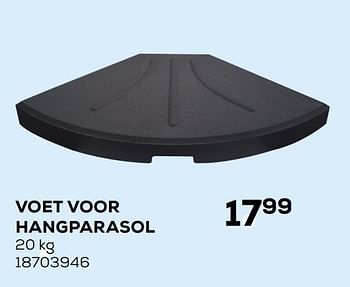 Aanbiedingen Voet voor hangparasol - Huismerk - Supra Bazar - Geldig van 26/05/2020 tot 30/06/2020 bij Supra Bazar