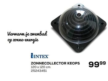 Aanbiedingen Zonnecollector keops - Intex - Geldig van 26/05/2020 tot 30/06/2020 bij Supra Bazar
