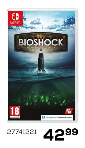 Aanbiedingen Switch bioshock - 2K Games  - Geldig van 26/05/2020 tot 30/06/2020 bij Supra Bazar