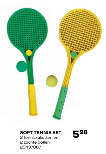 Aanbiedingen Soft tennis set - Huismerk - Supra Bazar - Geldig van 26/05/2020 tot 30/06/2020 bij Supra Bazar