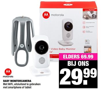 Aanbiedingen Motorola baby monitorcamera - Motorola - Geldig van 02/06/2020 tot 14/06/2020 bij Big Bazar
