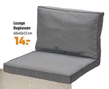 Aanbiedingen Lounge rugkussen - Huismerk - Kwantum - Geldig van 08/06/2020 tot 21/06/2020 bij Kwantum