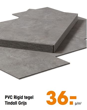 Aanbiedingen Pvc rigid tegel tindall grijs - Huismerk - Kwantum - Geldig van 08/06/2020 tot 21/06/2020 bij Kwantum