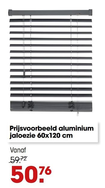 Aanbiedingen Aluminium jaloezie - Huismerk - Kwantum - Geldig van 22/06/2020 tot 05/07/2020 bij Kwantum