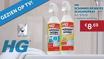 Aanbiedingen Hg schimmelreiniger schuimspray - HG - Geldig van 23/06/2020 tot 20/07/2020 bij Zelfbouwmarkt
