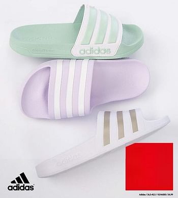 Aanbiedingen Slippers adidas - Adidas - Geldig van 26/06/2020 tot 26/07/2020 bij Bristol