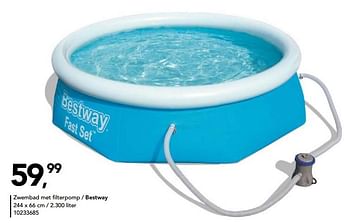 Aanbiedingen Zwembad met filterpomp - BestWay - Geldig van 26/06/2020 tot 26/07/2020 bij Bristol