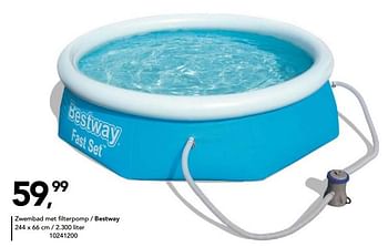 Aanbiedingen Zwembad met filterpomp bestway - BestWay - Geldig van 26/06/2020 tot 26/07/2020 bij Bristol