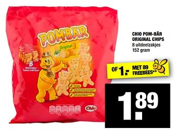 Aanbiedingen Chio pom-bär original chips - Chio - Geldig van 15/06/2020 tot 28/06/2020 bij Big Bazar