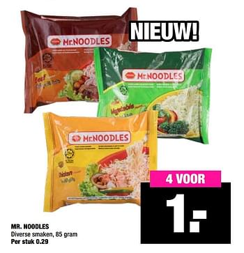 Aanbiedingen Mr. noodles - Mr.Noodles - Geldig van 15/06/2020 tot 28/06/2020 bij Big Bazar
