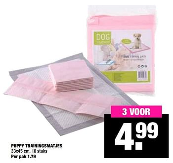 Aanbiedingen Puppy trainingsmatjes - Huismerk - Big Bazar - Geldig van 15/06/2020 tot 28/06/2020 bij Big Bazar