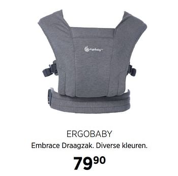 Aanbiedingen Ergobaby embrace draagzak - Embrace - Geldig van 17/06/2020 tot 20/07/2020 bij Babypark