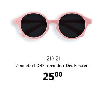Aanbiedingen Izipizi zonnebrill 0-12 maanden - Huismerk - Babypark - Geldig van 17/06/2020 tot 20/07/2020 bij Babypark